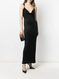 Versace robe longue à détails Medusa