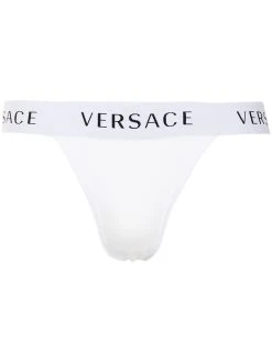 Versace string à bande logo