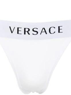 Versace string à bande logo
