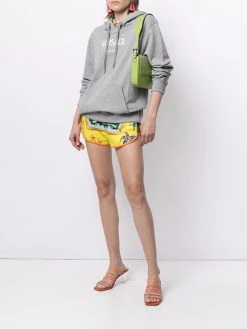 Versace hoodie à logo brodé