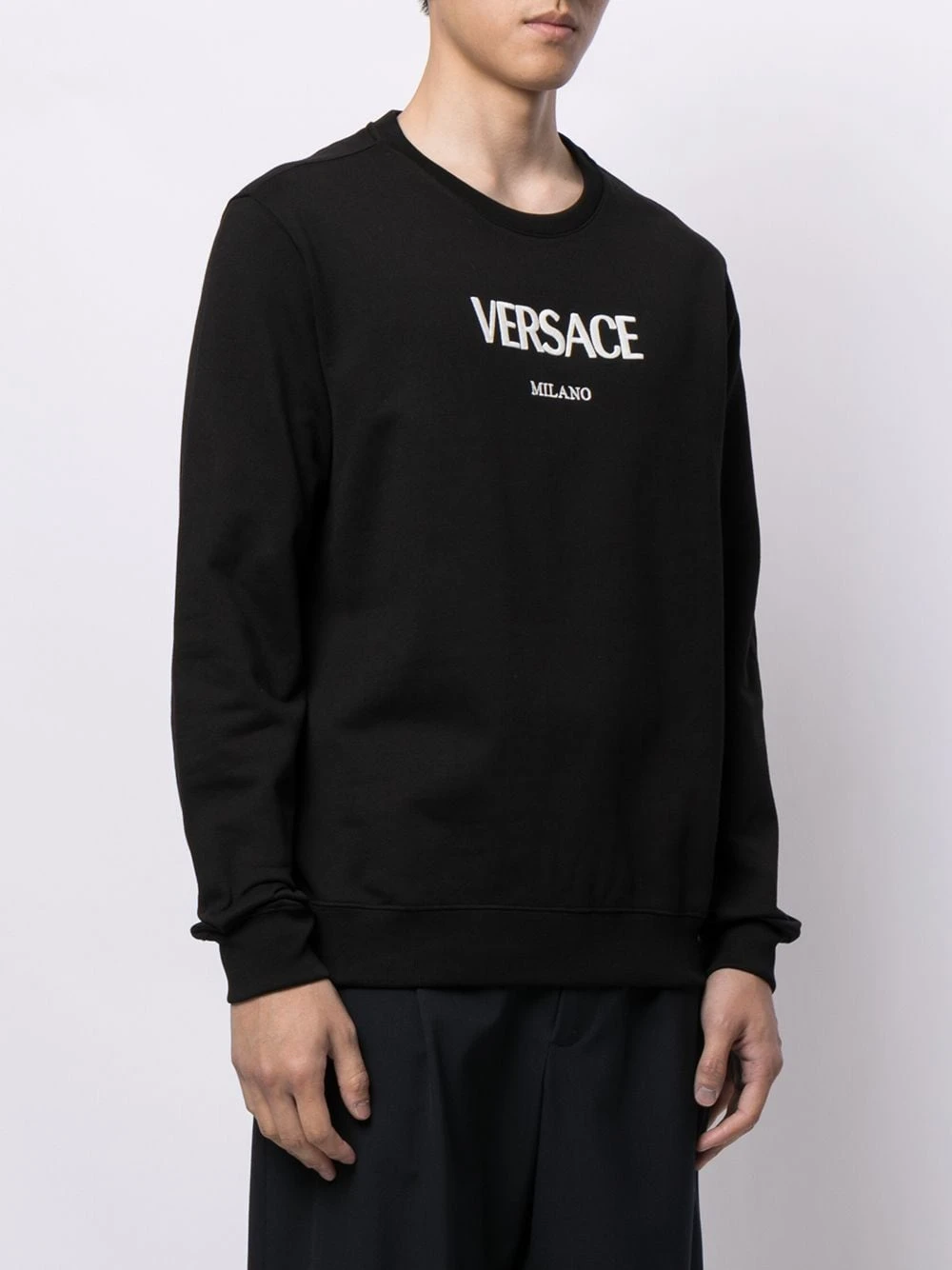 Versace Sweat à logo brodé Prix Usine sweats femme 6 Versace sweat à logo brodé