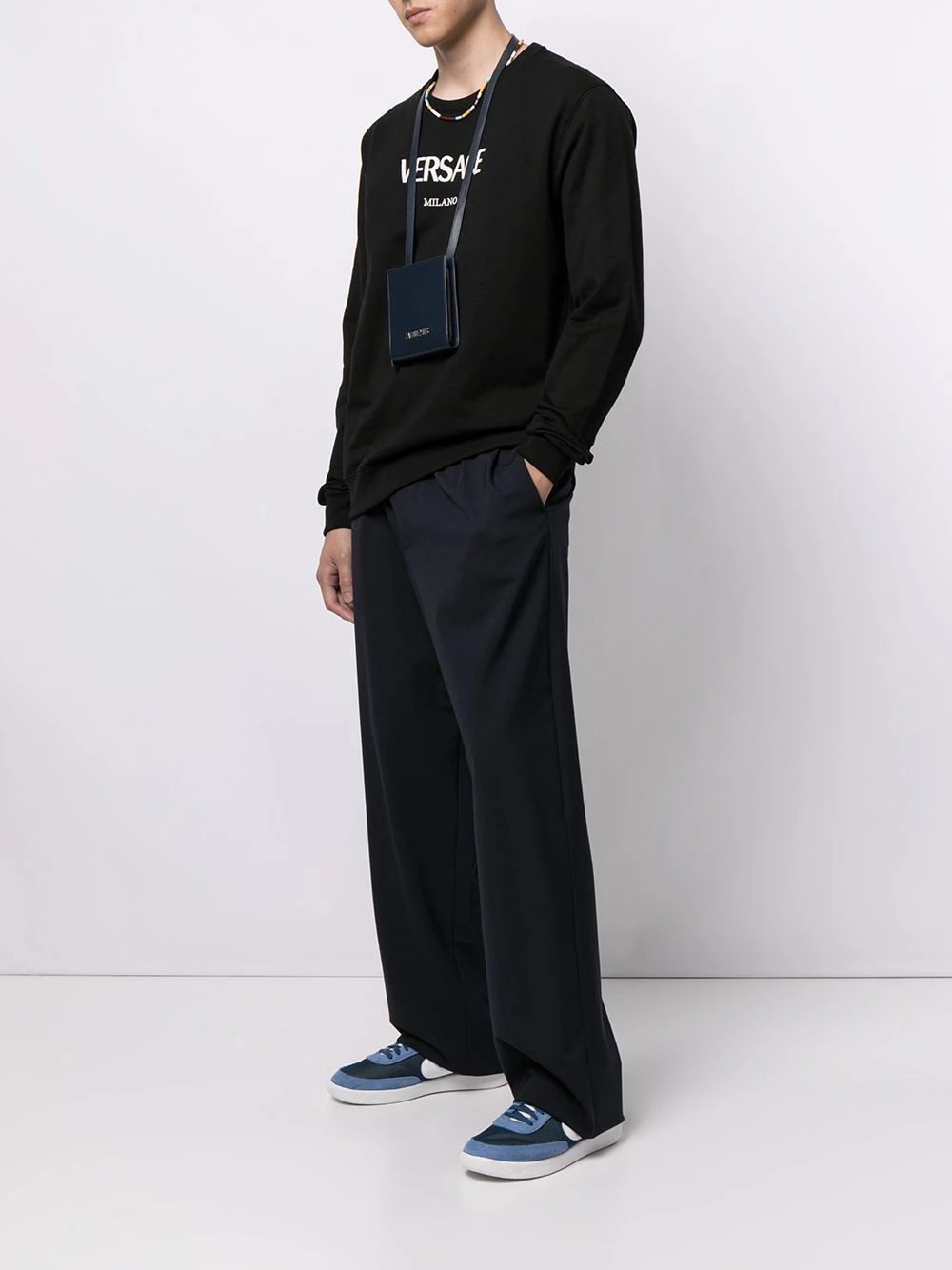 Versace Sweat à logo brodé Prix Usine sweats femme 4 Versace sweat à logo brodé