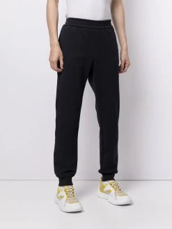 Versace pantalon de jogging à patch logo