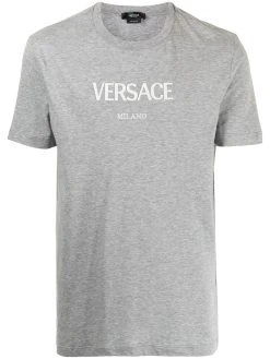 Versace t-shirt à logo imprimé