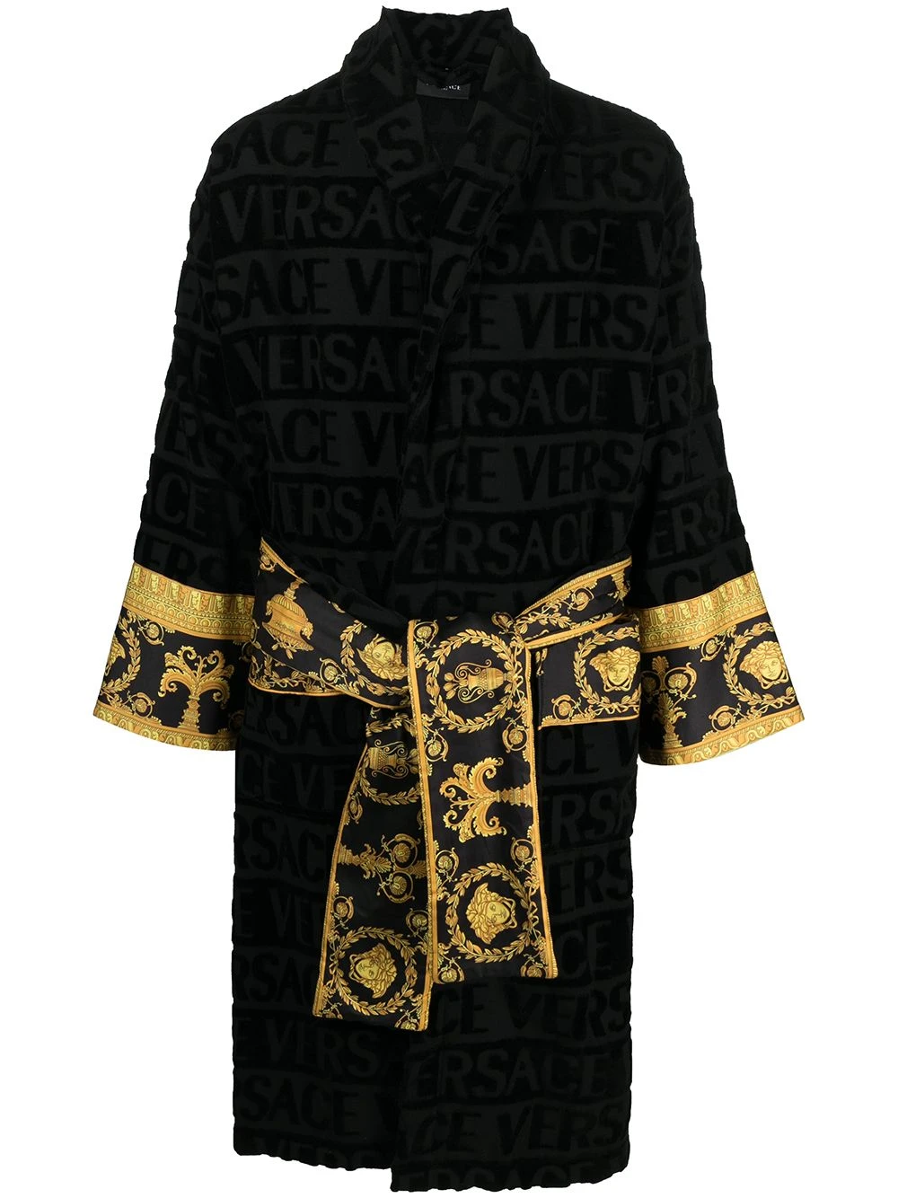 Versace Première Qualité Peignoir à imprimé baroque loungewear femme 3 Versace peignoir à imprimé baroque