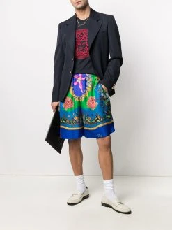 Versace Prix Réduit Blazer à simple boutonnage blazers homme 8 Versace blazer à simple boutonnage