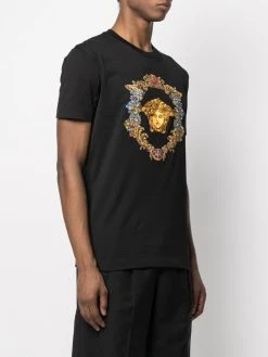 Versace t-shirt à broderies Medusa Trésor