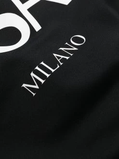 Versace slip de bain à logo imprimé