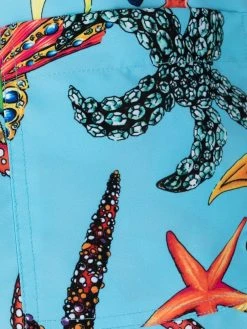 Versace short de bain à imprimé graphique