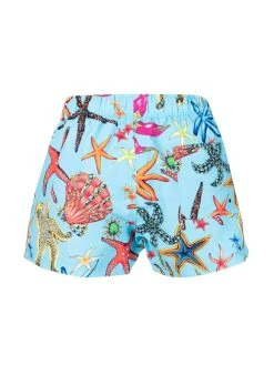 Versace short de bain à imprimé graphique
