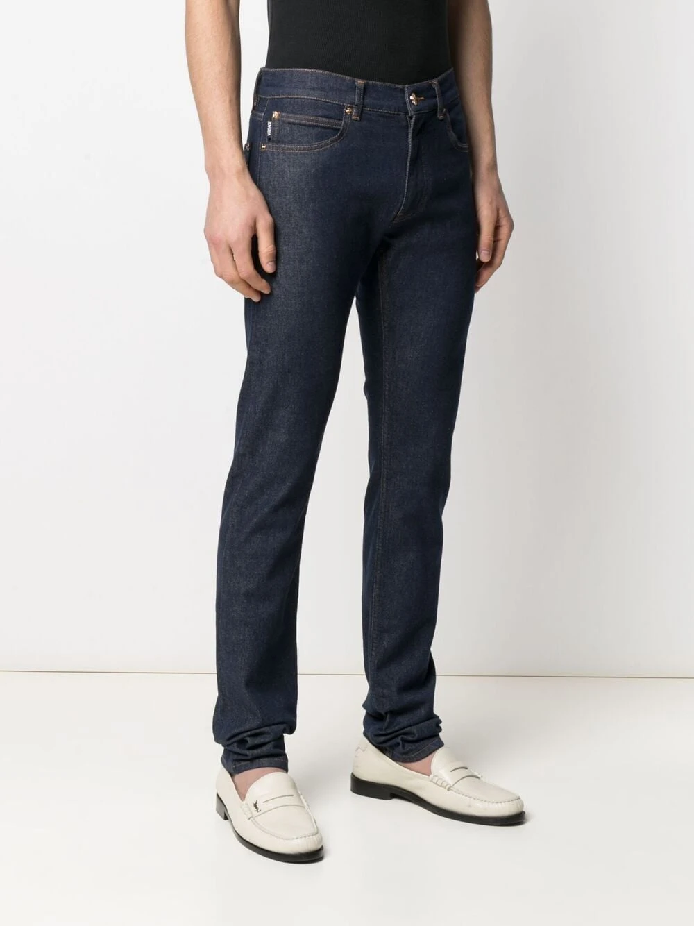 Versace Prix Refroidis Jean droit à taille mi haute jeans regular & jeans droits homme 5 Versace jean droit à taille mi-haute