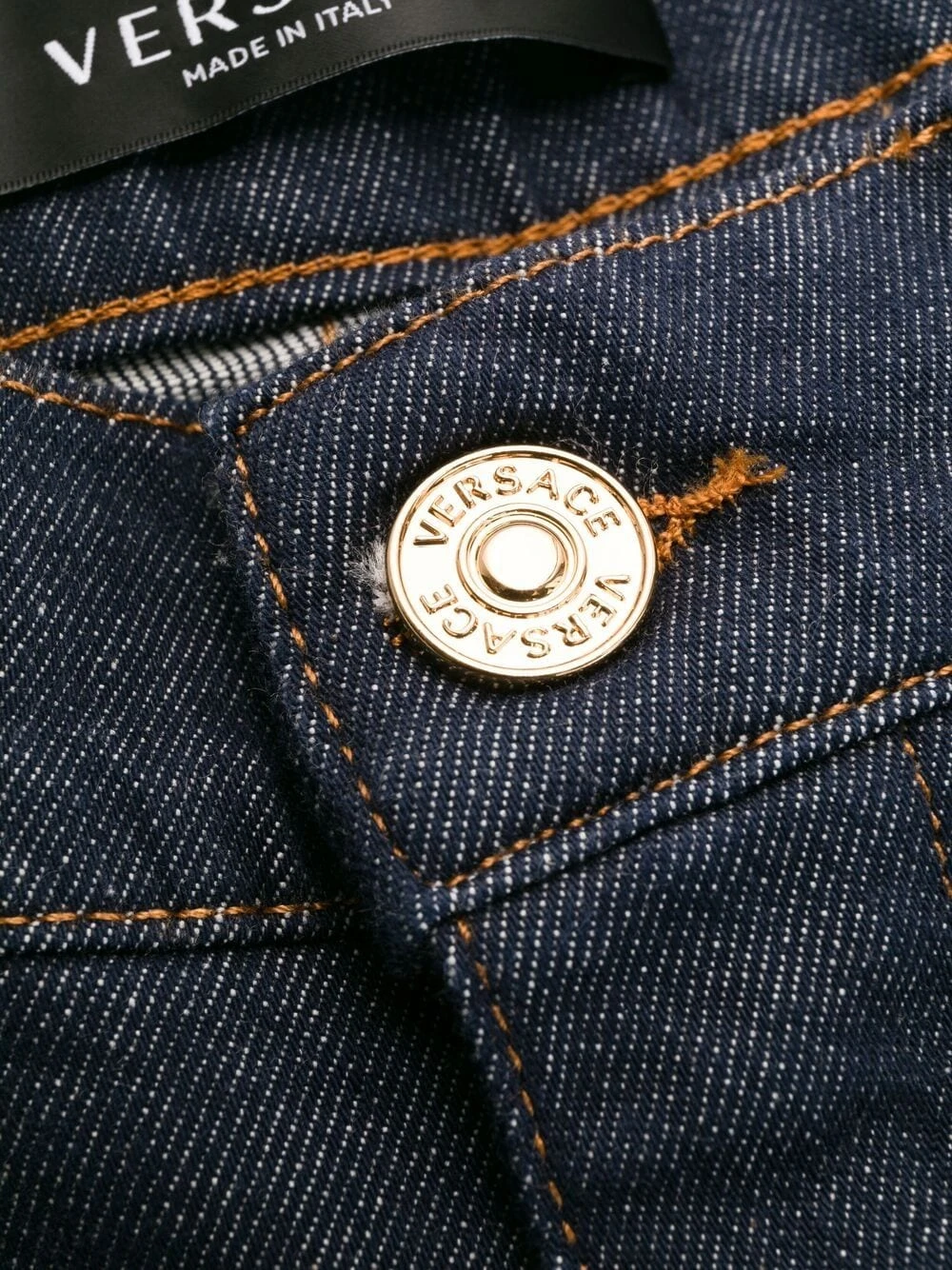 Versace Prix Refroidis Jean droit à taille mi haute jeans regular & jeans droits homme 8 Versace jean droit à taille mi-haute