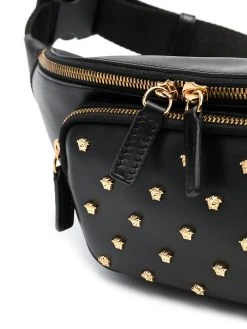 Versace Prix Usine Sac banane à détail de clous sacs banane homme 10 Versace sac banane à détail de clous