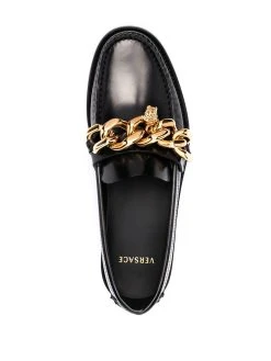 Versace mocassins à chaîne