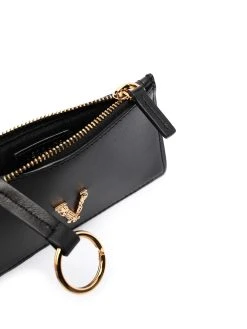 Versace porte-cartes Virtus zippé