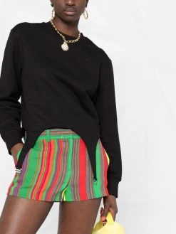 Versace short à rayures