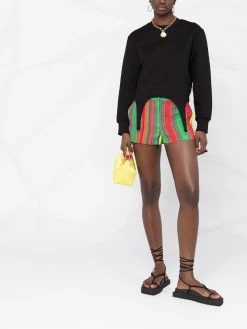 Versace short à rayures