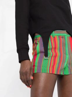 Versace short à rayures