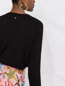 Versace cardigan à boutonnière devant