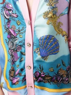 Versace cardigan à imprimé graphique