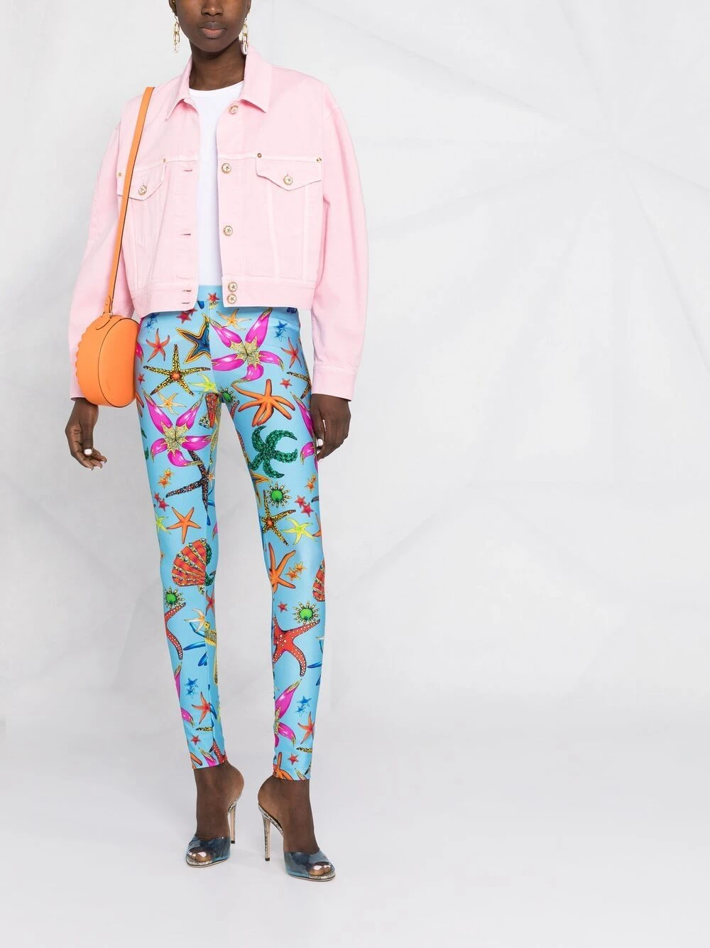 Prix Acceptable Versace Veste crop en jean vestes en jean femme 4 Versace veste crop en jean