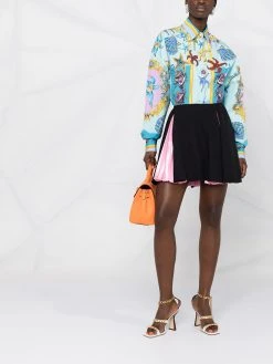 Versace chemise à imprimé graphique