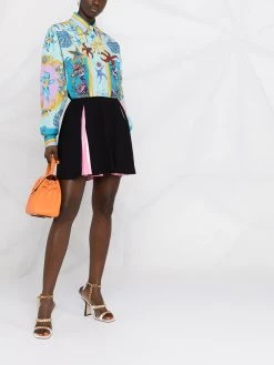 Versace chemise à imprimé graphique