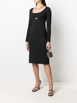 Versace robe Medusa mi-longue