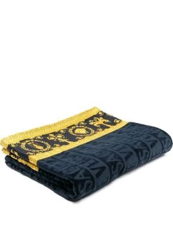 Versace serviette de bain à imprimé baroque