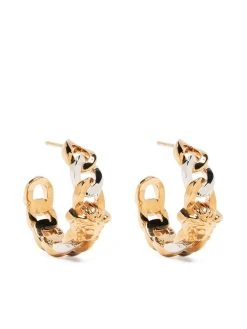 Versace boucles d'oreilles à maillons et appliqué Medusa
