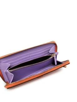 Versace portefeuille en cuir à logo imprimé