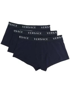 Versace lot de trois boxers à logo