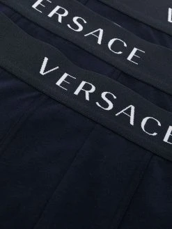 Versace Lot de trois boxers à logo Prix Réduit slips & boxers homme 9 Versace lot de trois boxers à logo