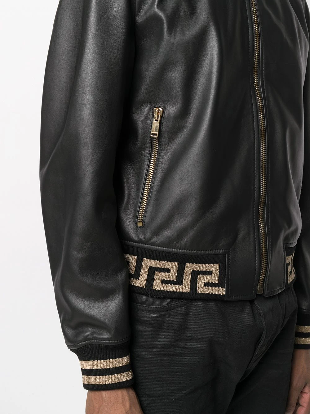 Versace Veste bomber à motif Greca Qualité Garantie vestes bomber homme 7 Versace veste bomber à motif Greca