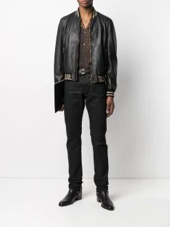 Versace veste bomber à motif Greca