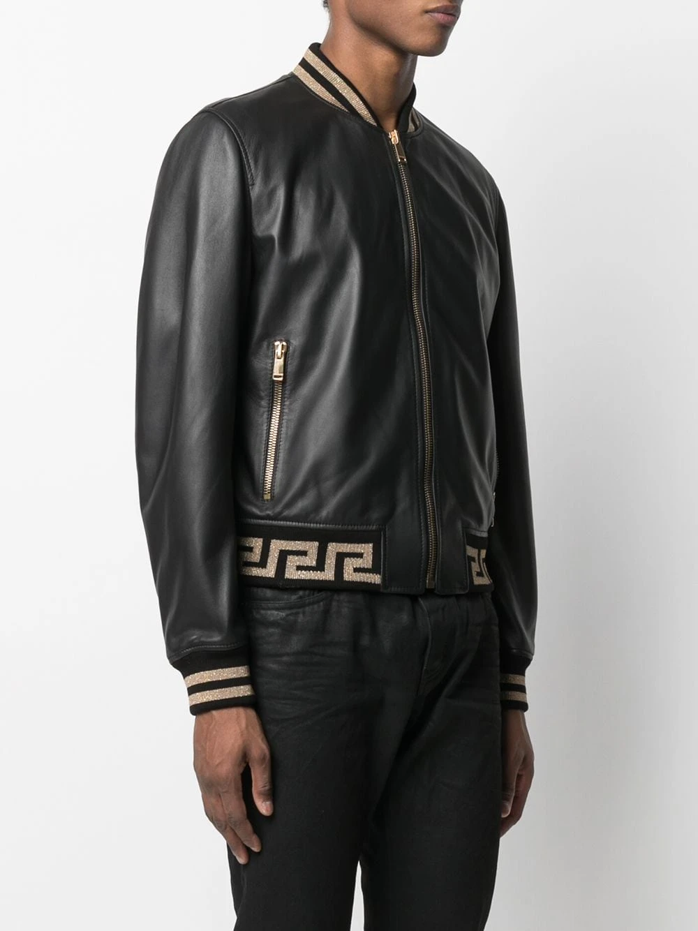 Versace Veste bomber à motif Greca Qualité Garantie vestes bomber homme 5 Versace veste bomber à motif Greca