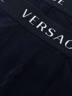 Versace lot de deux slips à bande logo