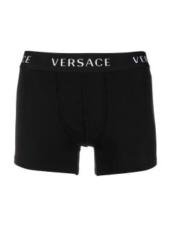 Versace lot de trois boxers à bande logo