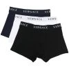 Versace lot de trois boxers à bande logo