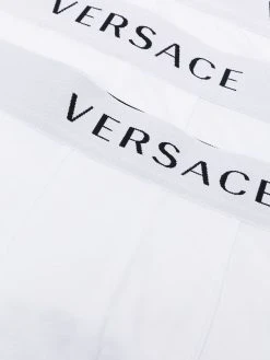 Versace lot de trois boxers à bande logo