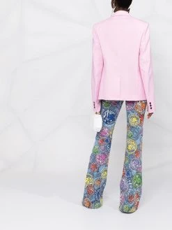 Versace blazer à simple boutonnage