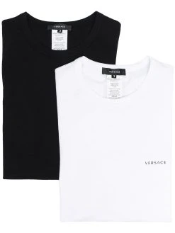 Versace t-shirt à logo imprimé