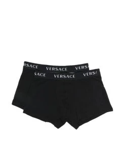 Versace lot de deux boxers à bande logo