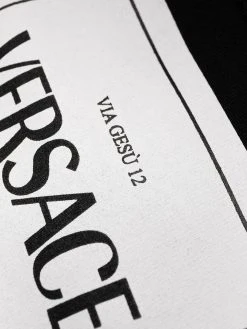 Prix d’Amis Versace Pantalon de jogging à patch logo pantalons de survêtement homme 15 Versace pantalon de jogging à patch logo