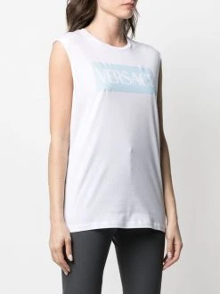 Versace débardeur à logo imprimé