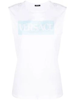 Versace débardeur à logo imprimé