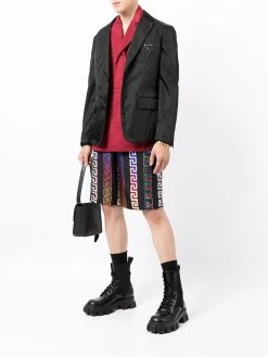 Versace short à imprimé Greca