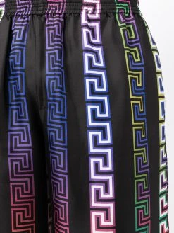 Versace short à imprimé Greca