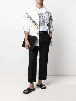 Versace coupe-vent à imprimé graphique