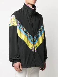 Versace Prix Aimable Veste de jogging à imprimé baroque vestes légères homme 9 Versace veste de jogging à imprimé baroque